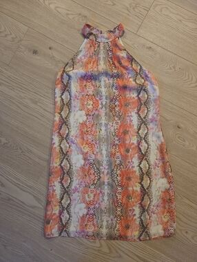 Laundry By Shelli Segal Floral & Snake Print Mini Dress